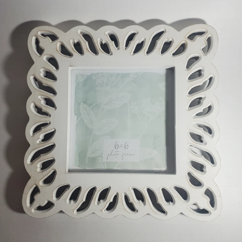 Whitewashed Distressed Wooden 6